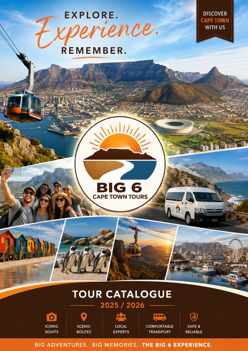 Big 6 Cape Town Tours — Coming Soon